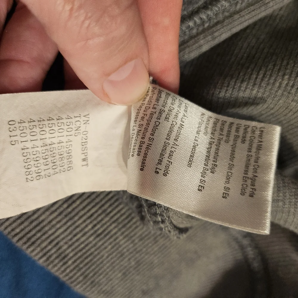 Vans Men's Zip-Up‎ Hoodie in Gray
